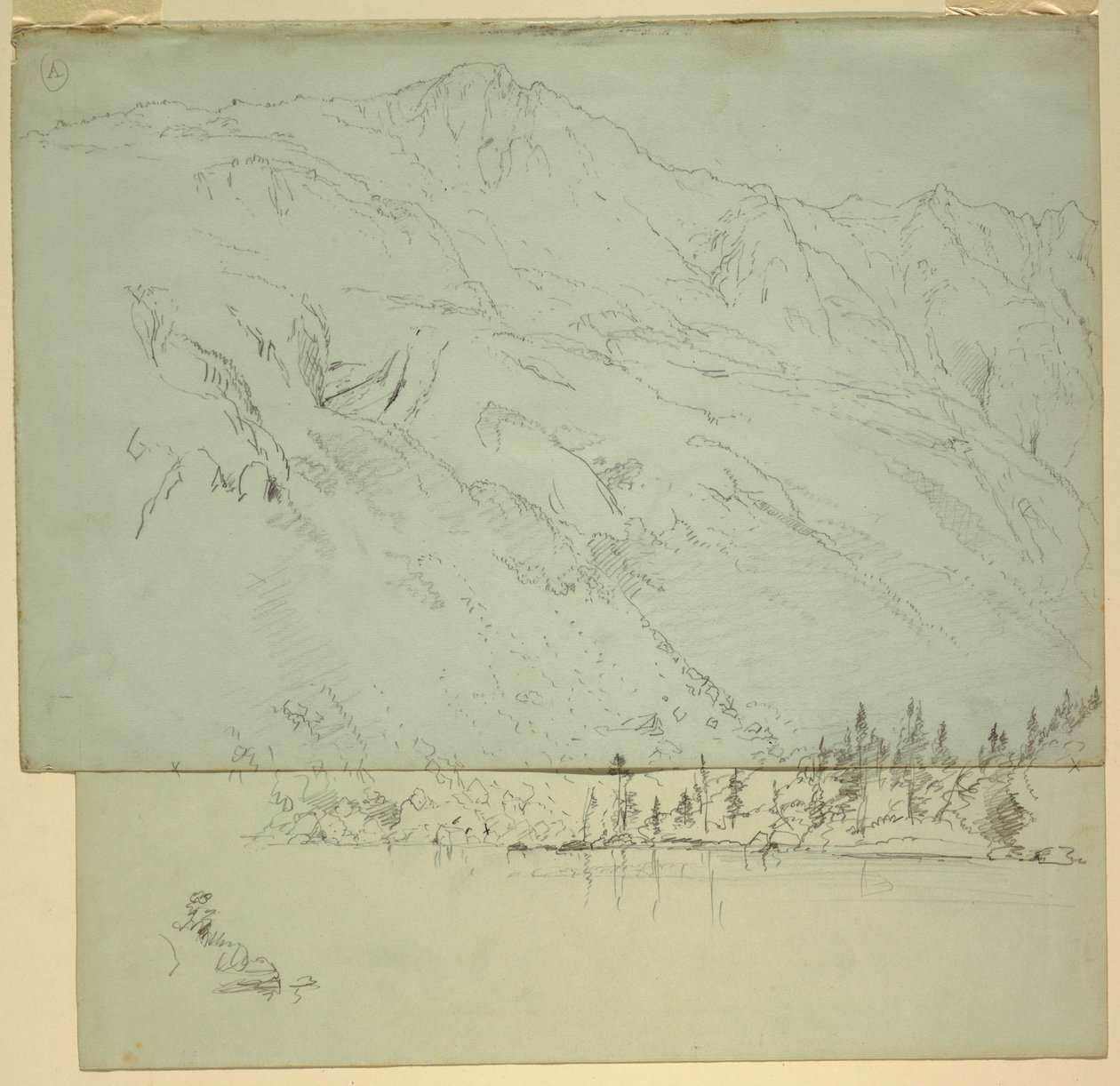 Mt. Katahdin, Maine, 1870-78 by Frederic Edwin Church