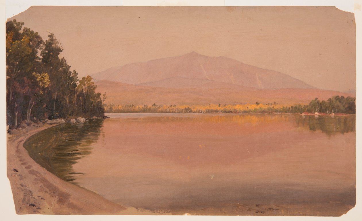 Mt. Katahdin from Togue Pond, 1878 by Frederic Edwin Church