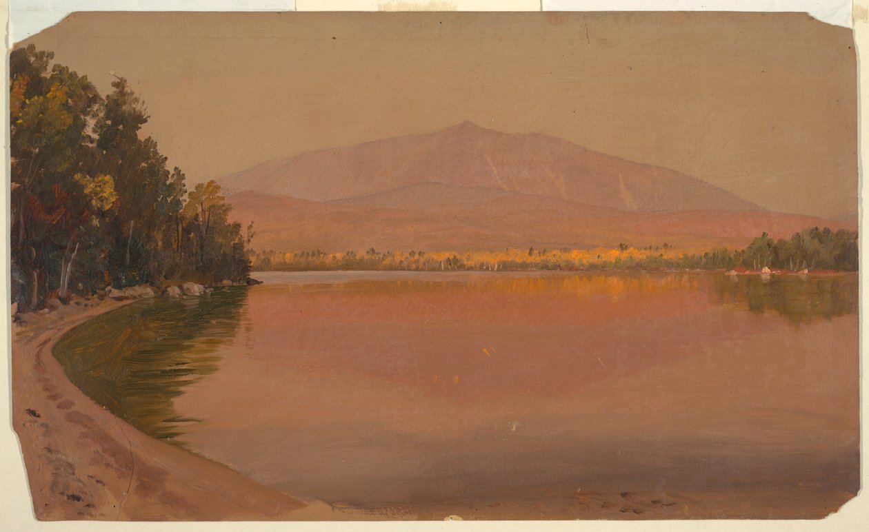 Mt. Katahdin from Togue Pond, 1878 by Frederic Edwin Church