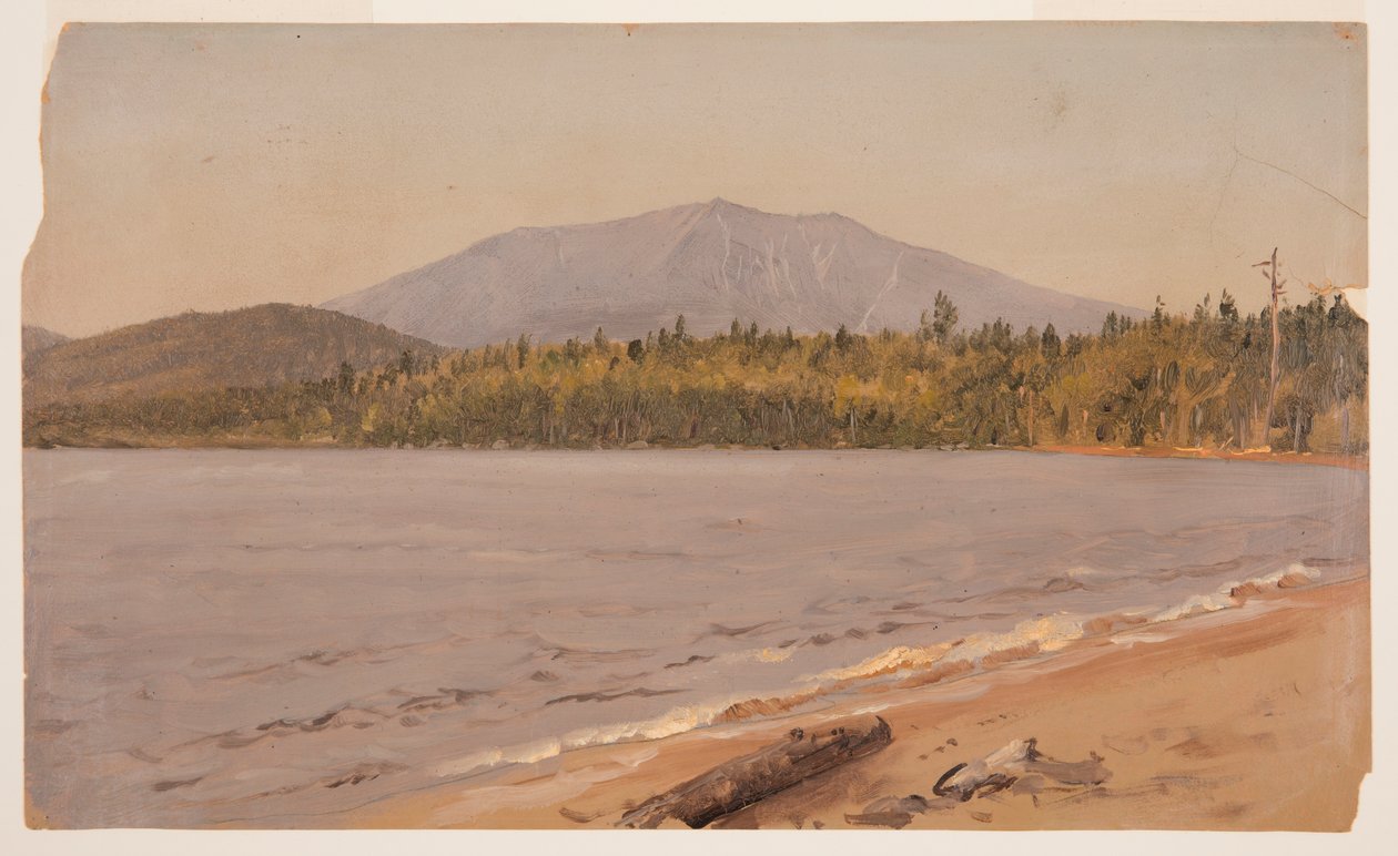 Mt. Katahdin from Togue Pond, possibly 1878 by Frederic Edwin Church