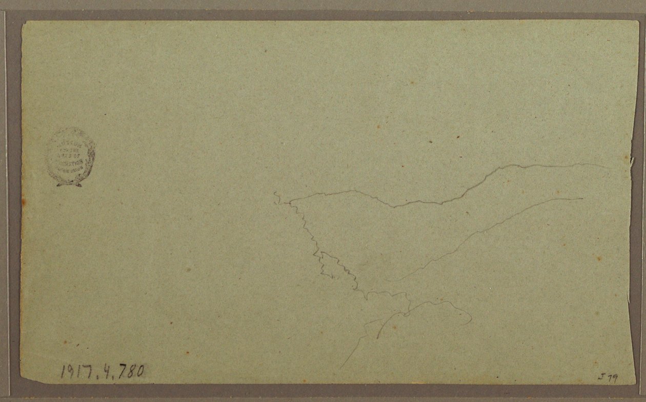 Near San Miguel, Ecuador; Verso: Unfinished Mountain Sketch, June 2, 1857 by Frederic Edwin Church