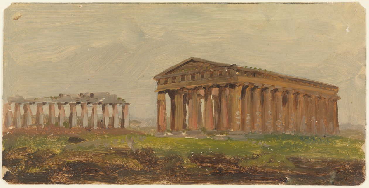 Paestum, Temple of Neptune, 1868 by Frederic Edwin Church