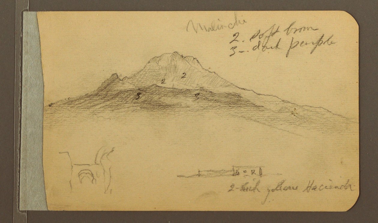 Peak of Malintzi, 1889 by Frederic Edwin Church
