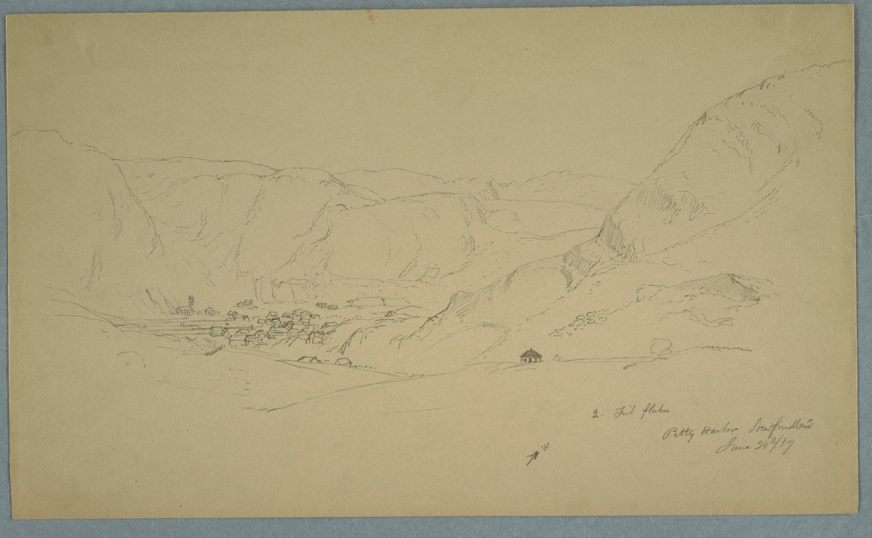 Petty harbour, June 24, 1859 by Frederic Edwin Church