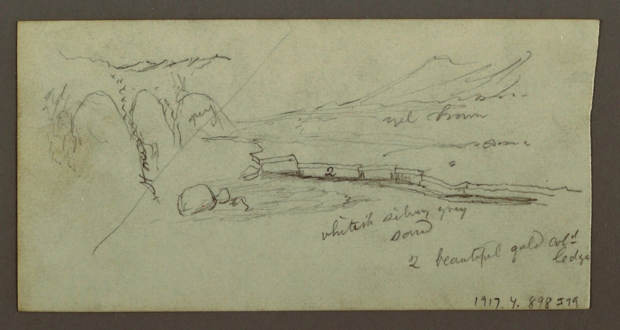 Plain and Mountain Range, possibly 1868 by Frederic Edwin Church