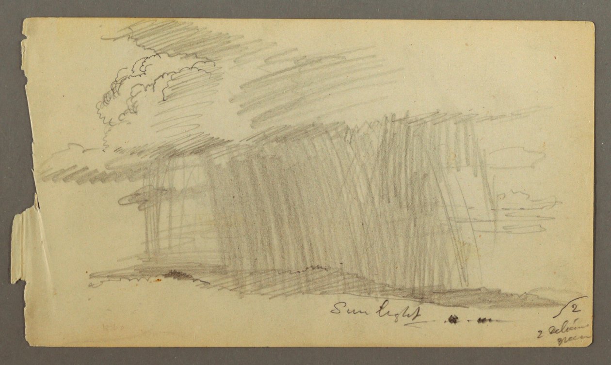 Rain and Sun (Maine?), possibly 1860 by Frederic Edwin Church