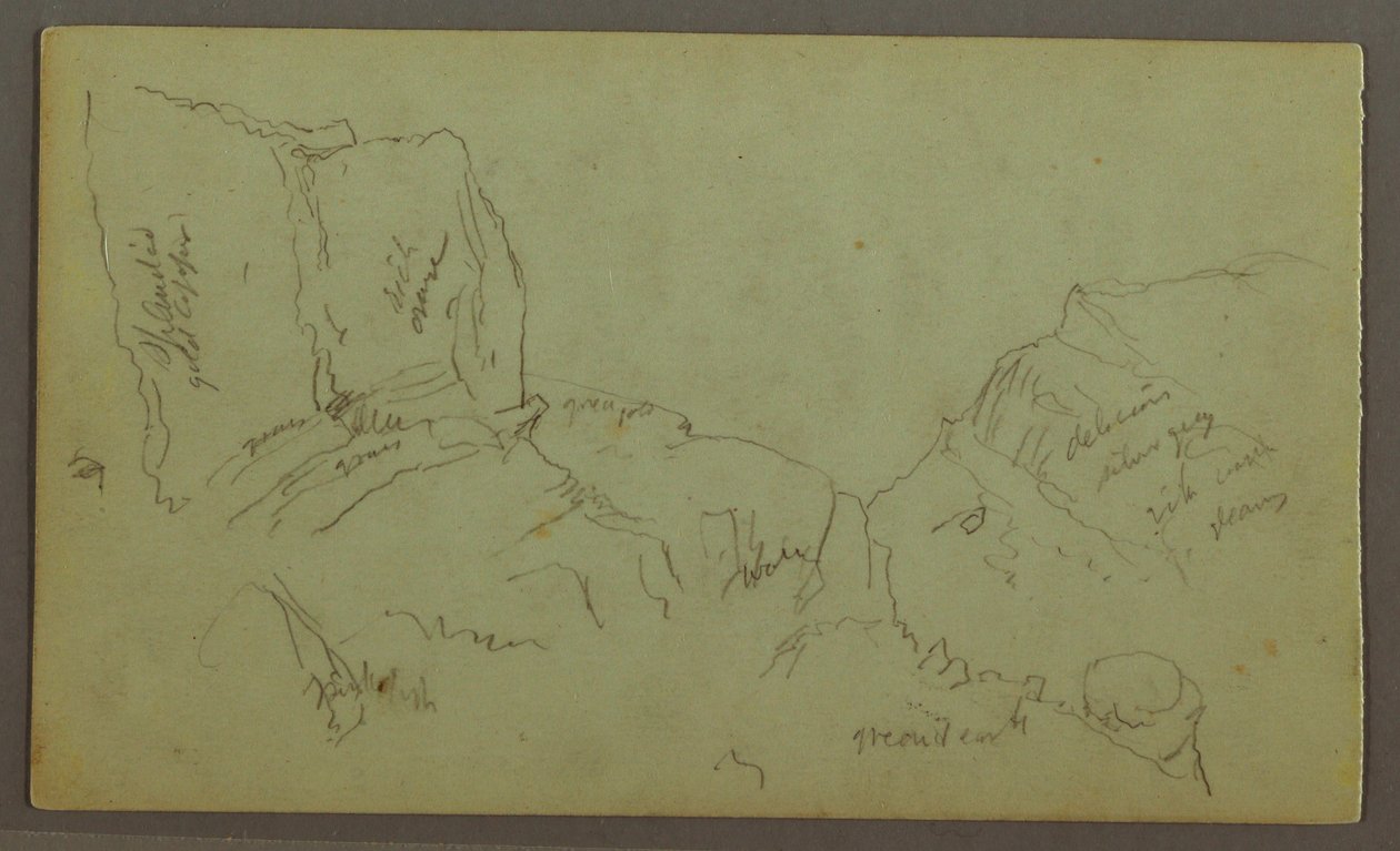 Rocky Mountaintops, possibly 1868 by Frederic Edwin Church