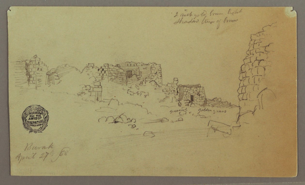 Ruins, April 27, 1868 by Frederic Edwin Church
