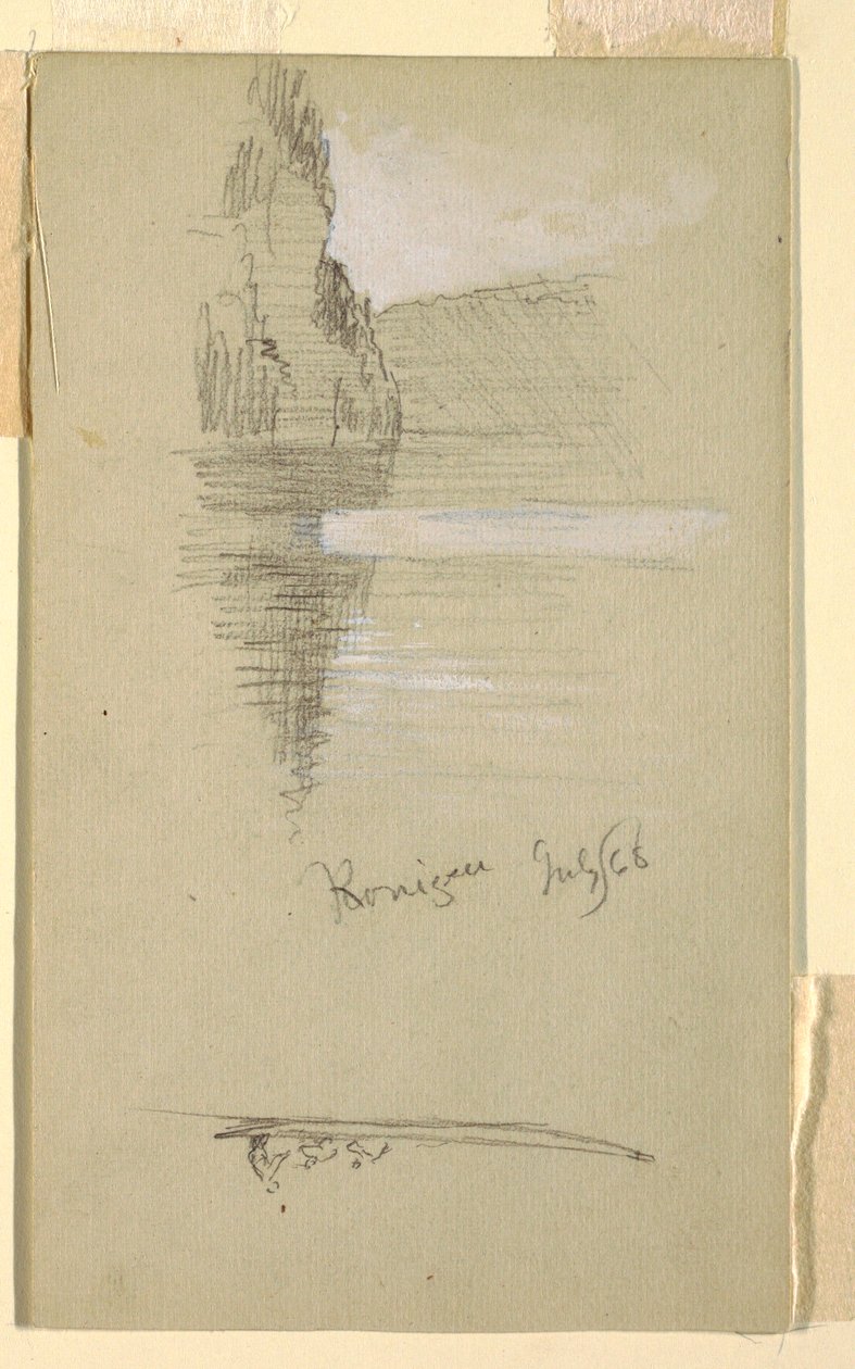 Shore, Königssee near Berchtesgaden Bavaria, July 1868 by Frederic Edwin Church
