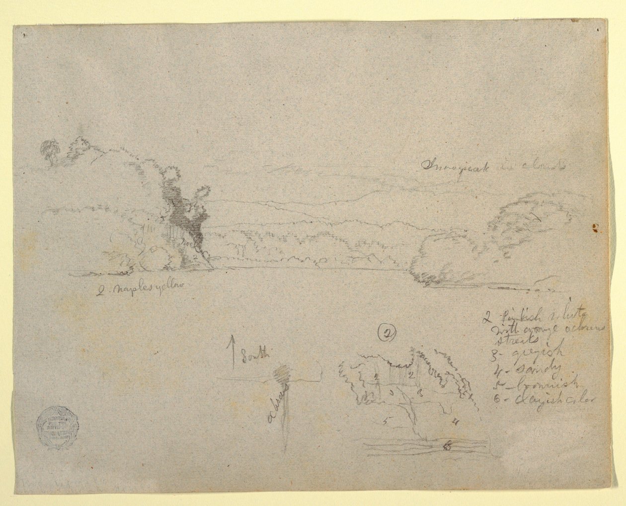 Sketches from South America, 1853, probably May by Frederic Edwin Church