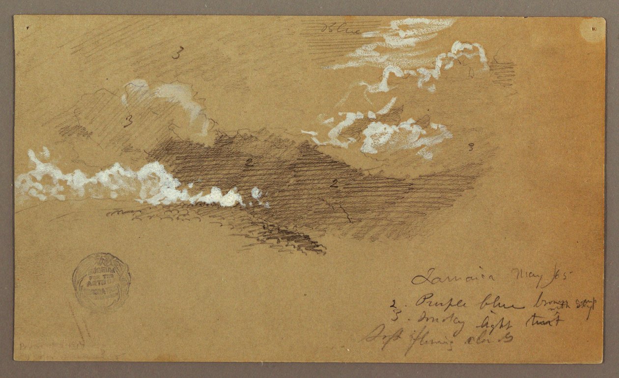 Sky, May 1865 by Frederic Edwin Church