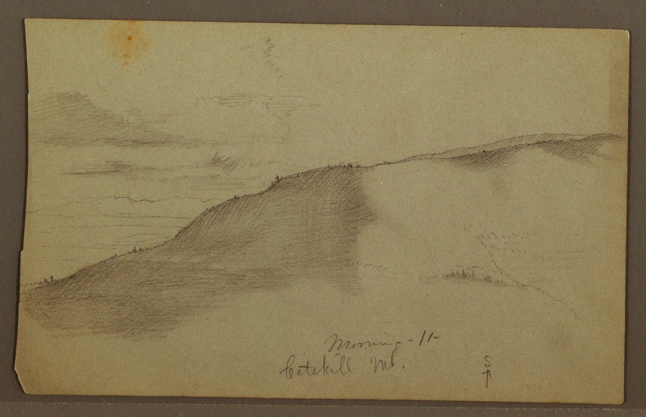 Sloping mountains, possibly 1860s by Frederic Edwin Church