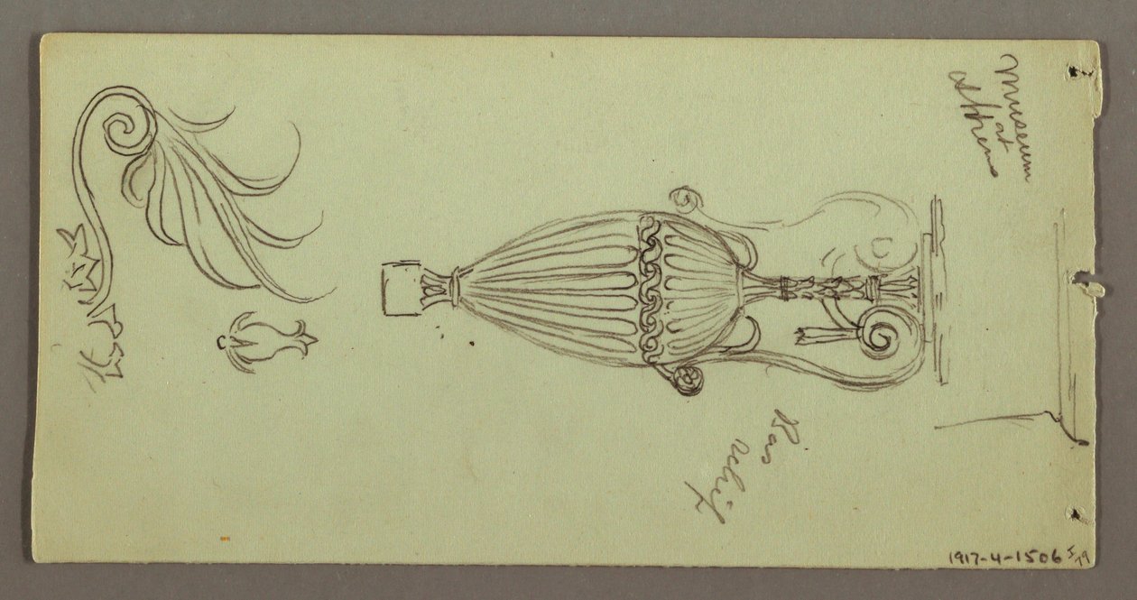 Studies of Objects from Athens Museum, possibly 1869 by Frederic Edwin Church