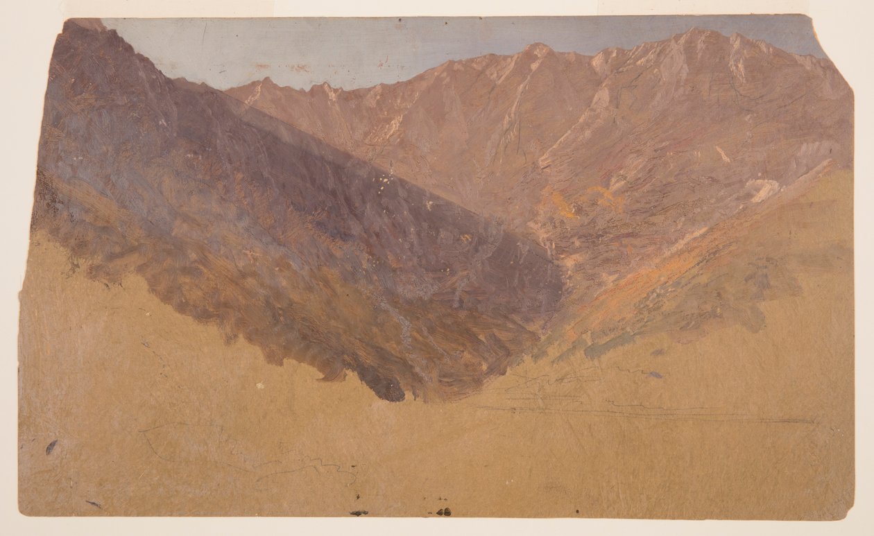 Study of the Great Basin, Mt. Katahdin, 1860–70 by Frederic Edwin Church