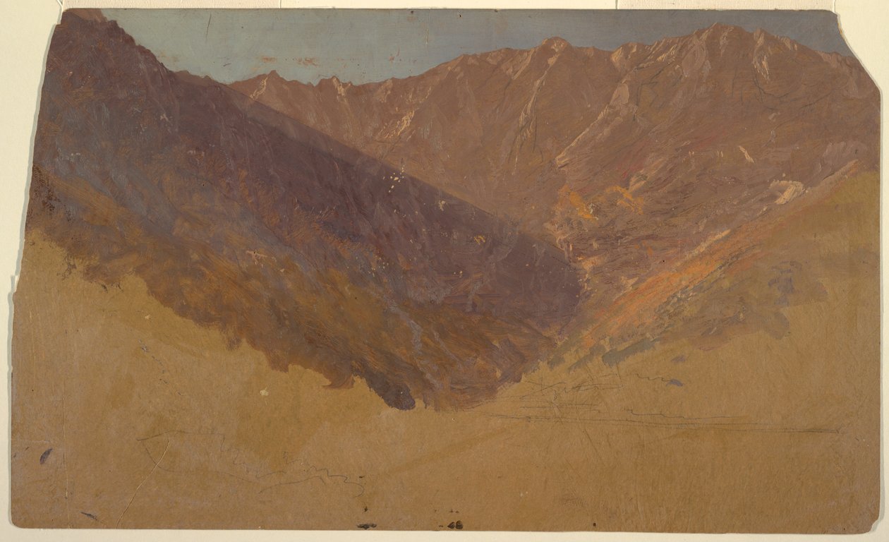 Study of the Great Basin, Mt. Katahdin, 1860–70 by Frederic Edwin Church