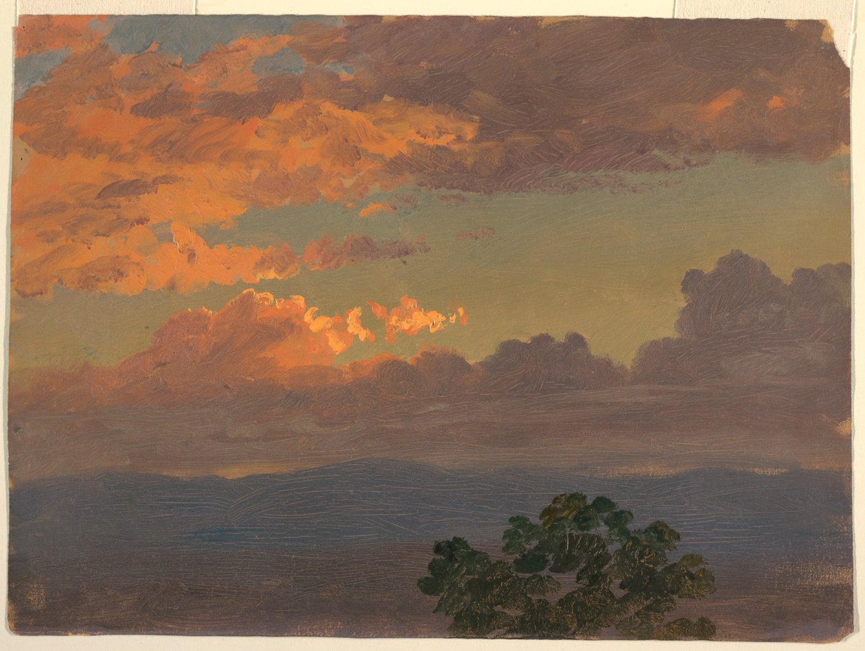 Sunset, 1865 by Frederic Edwin Church