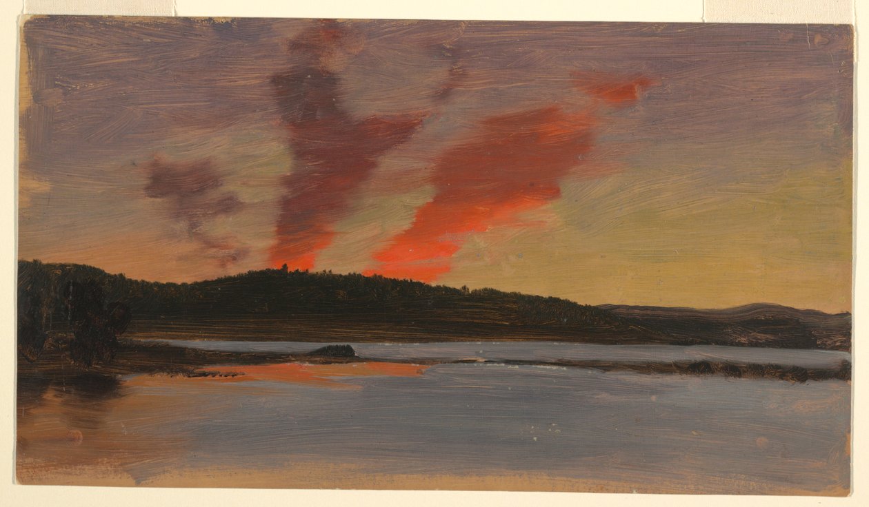 Sunset Near Bar Harbor, Maine, ca. 1862 by Frederic Edwin Church