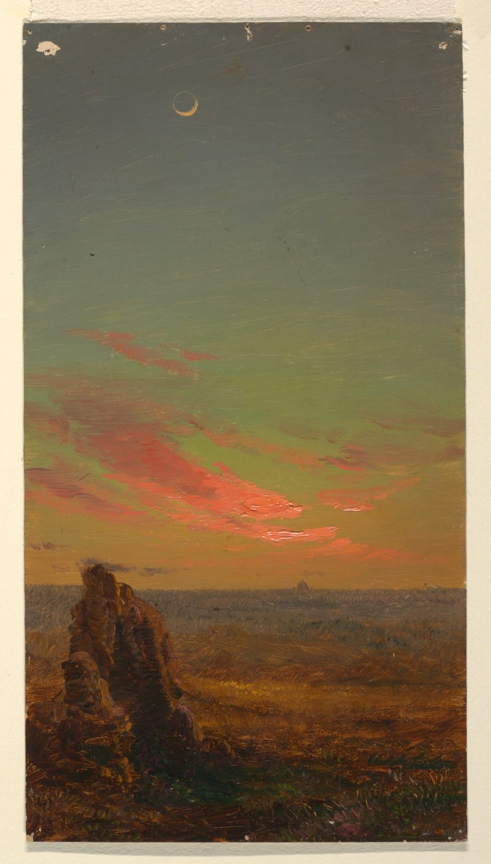 Sunset Near Rome, 1868–69 by Frederic Edwin Church