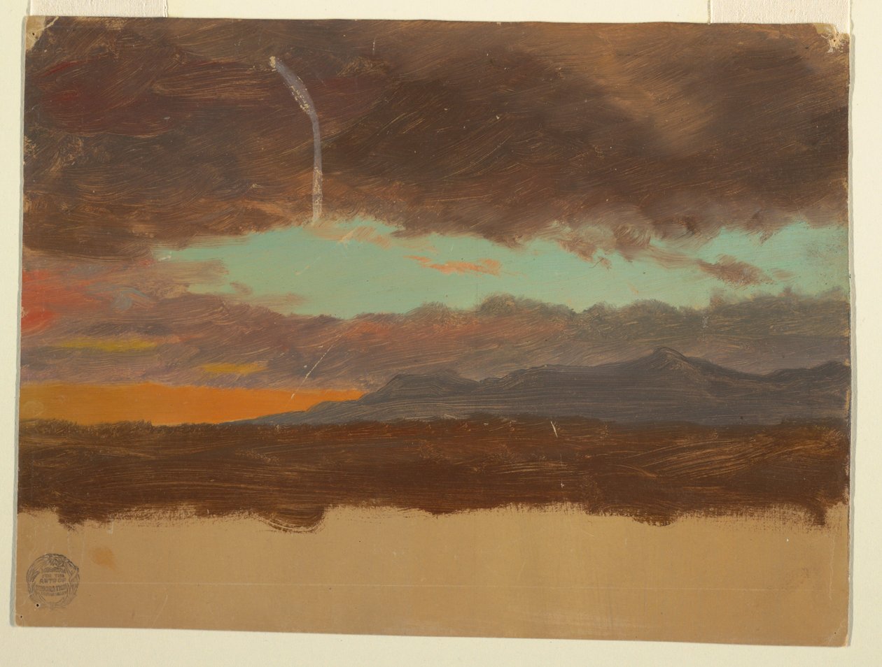 Sunset Over Hudson Valley, 1865–75 by Frederic Edwin Church