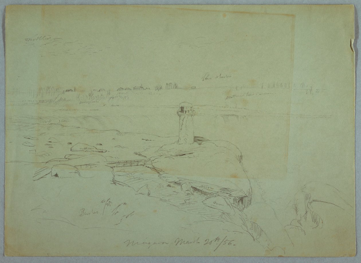 Terrapin Point, March 20, 1856 by Frederic Edwin Church
