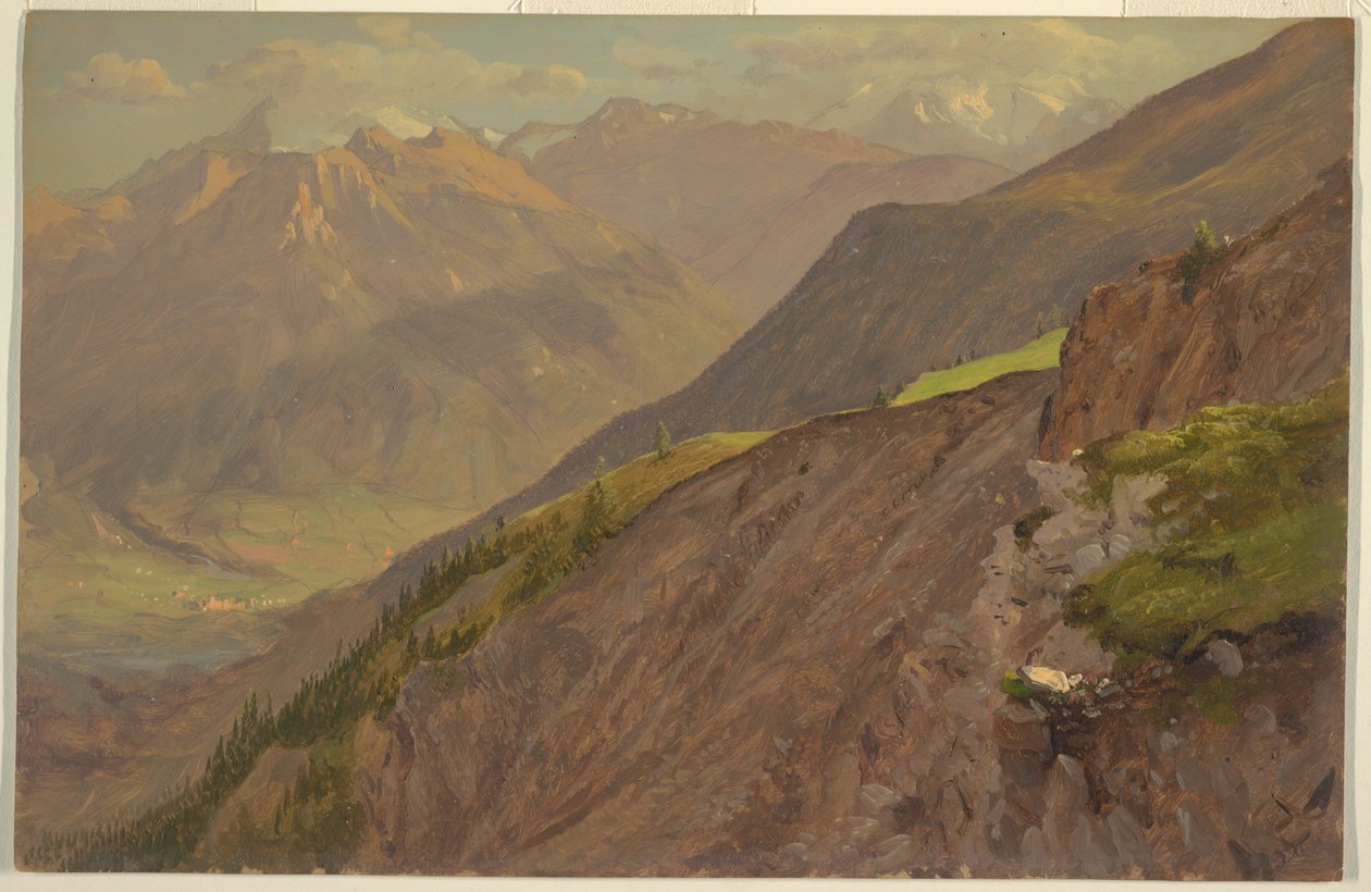 The Goell and Watzmann, near Berchtesgeden, 1868 by Frederic Edwin Church