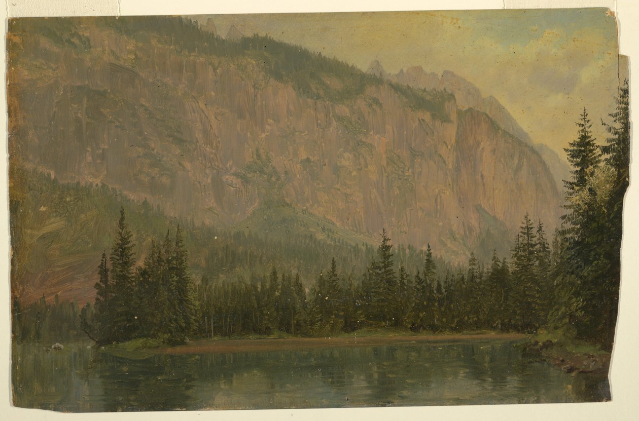 The Hintersee, near Berchtesgaden, Bavaria, June 1868 by Frederic Edwin Church