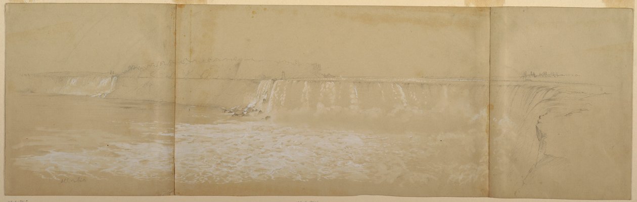 The Niagara Falls, September or October 1856 by Frederic Edwin Church