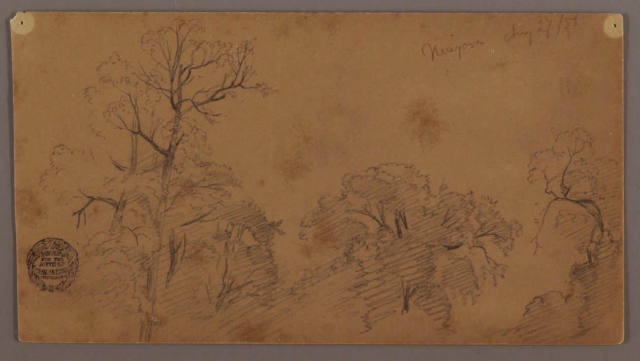 Tree Tops, Niagara, August 27, 1856 by Frederic Edwin Church