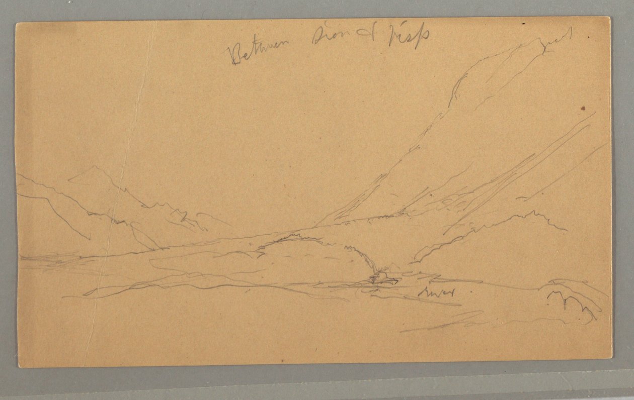 Valley from Vallais, possibly 1868 by Frederic Edwin Church