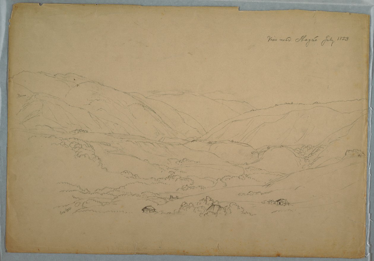 Valley near Ibagué, Colombia, July 1853 by Frederic Edwin Church