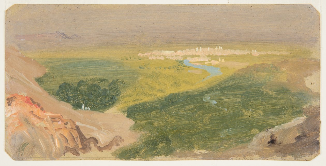 View Towards Damascus, Syria, April 24–May 16, 1868 by Frederic Edwin Church