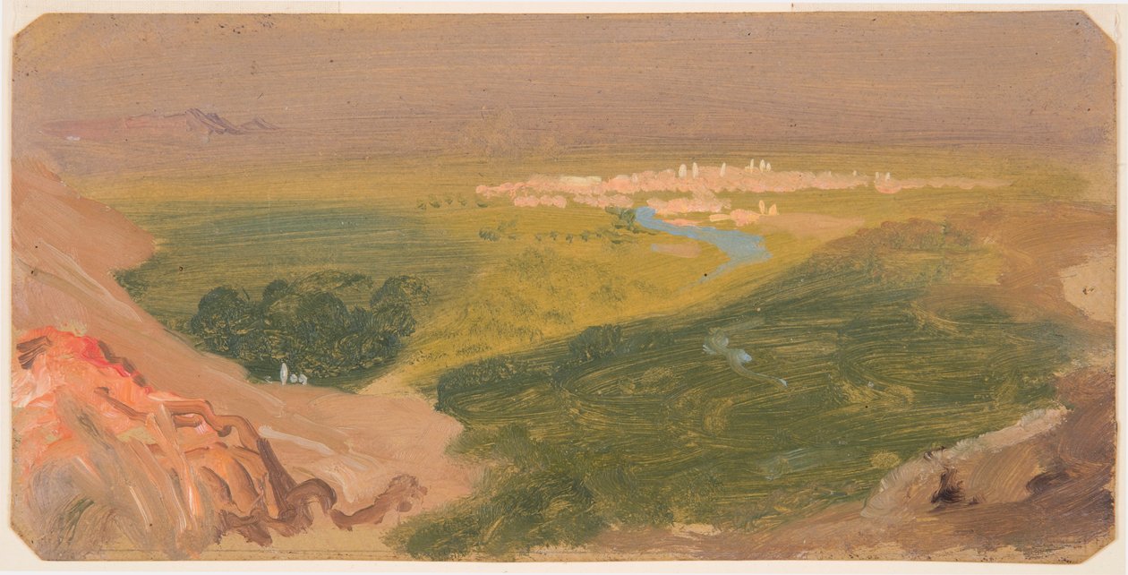 View Towards Damascus, Syria, April 24–May 16, 1868 by Frederic Edwin Church