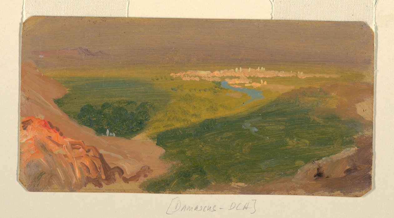 View Towards Damascus, Syria, April 24–May 16, 1868 by Frederic Edwin Church