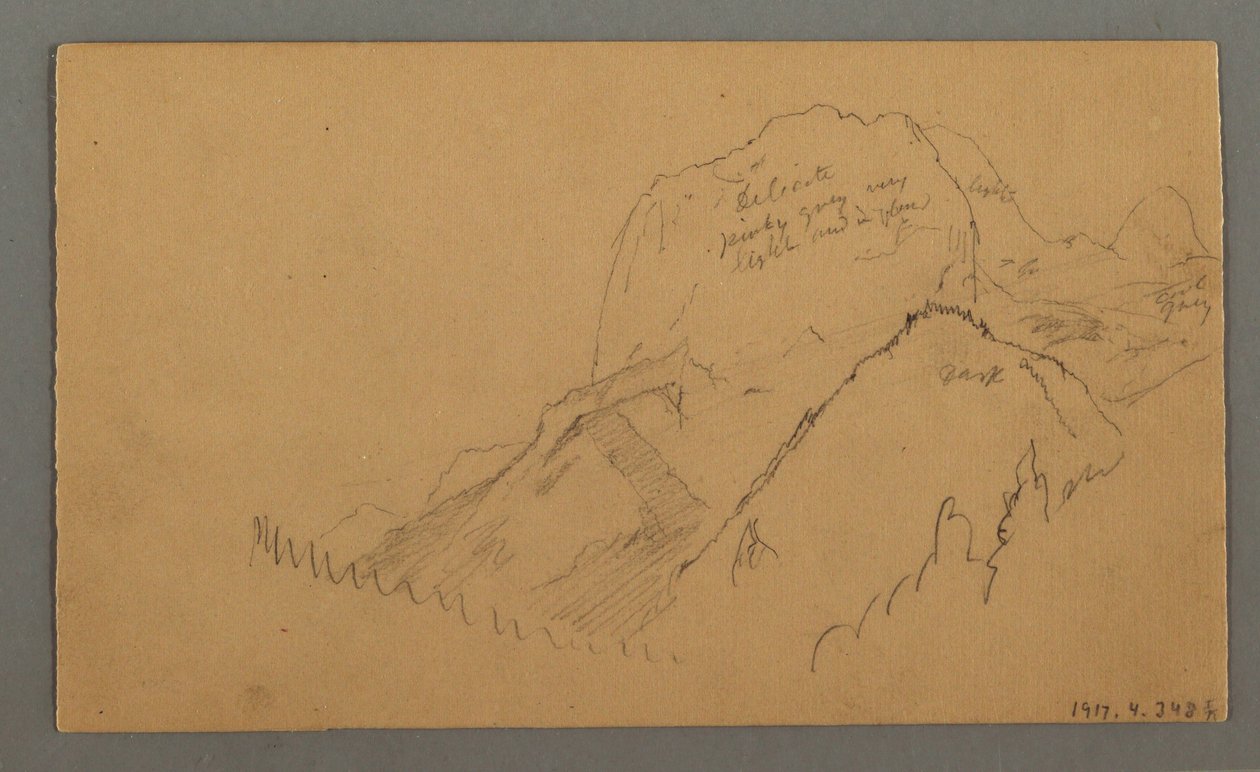 Wooded Peaks, July 27, 1868 by Frederic Edwin Church