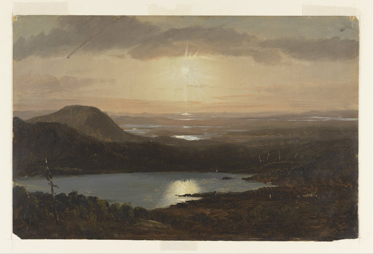 Eagle Lake Viewed from Cadillac Mountain, Mount Desert Island, Maine by Frederic Edwin Church