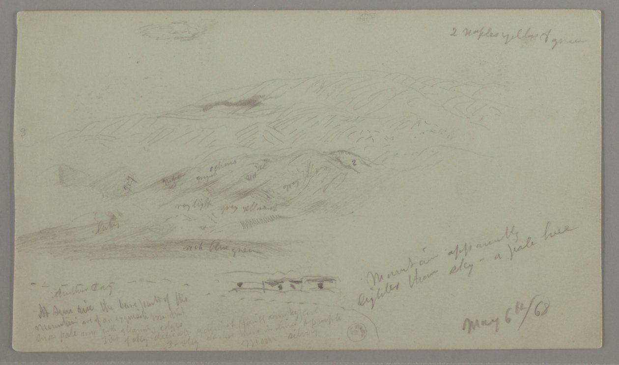 Landscapes near Baalbek, Lebanon by Frederic Edwin Church