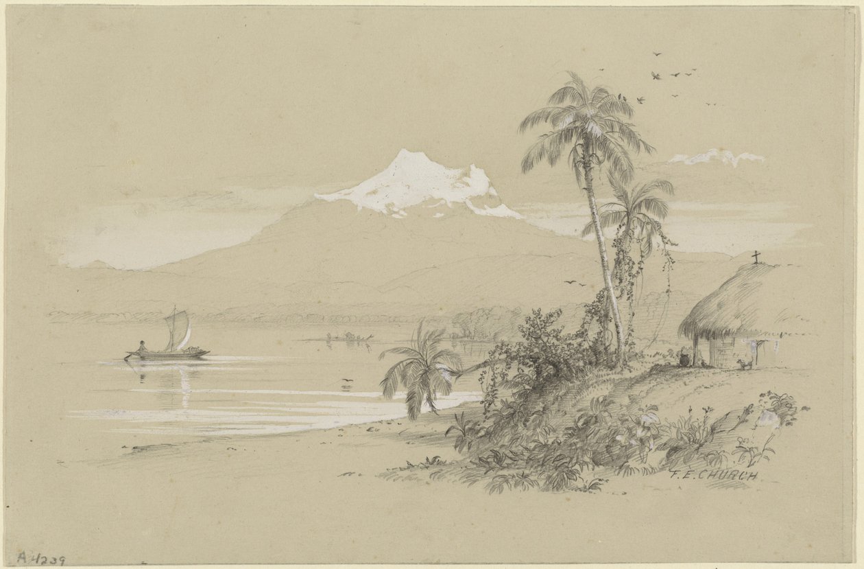 Magdalena River, New Granada, Ecuador by Frederic Edwin Church