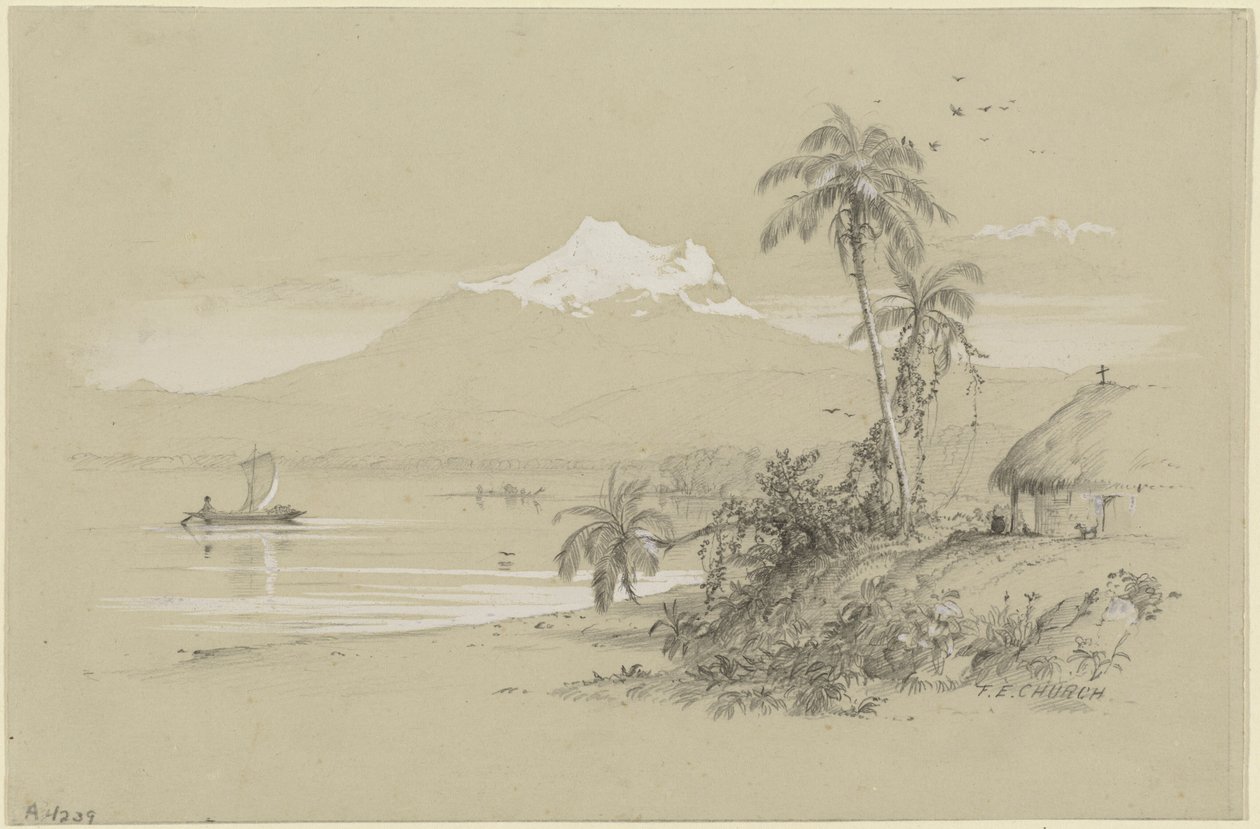 Magdalena River, New Granada, Ecuador by Frederic Edwin Church