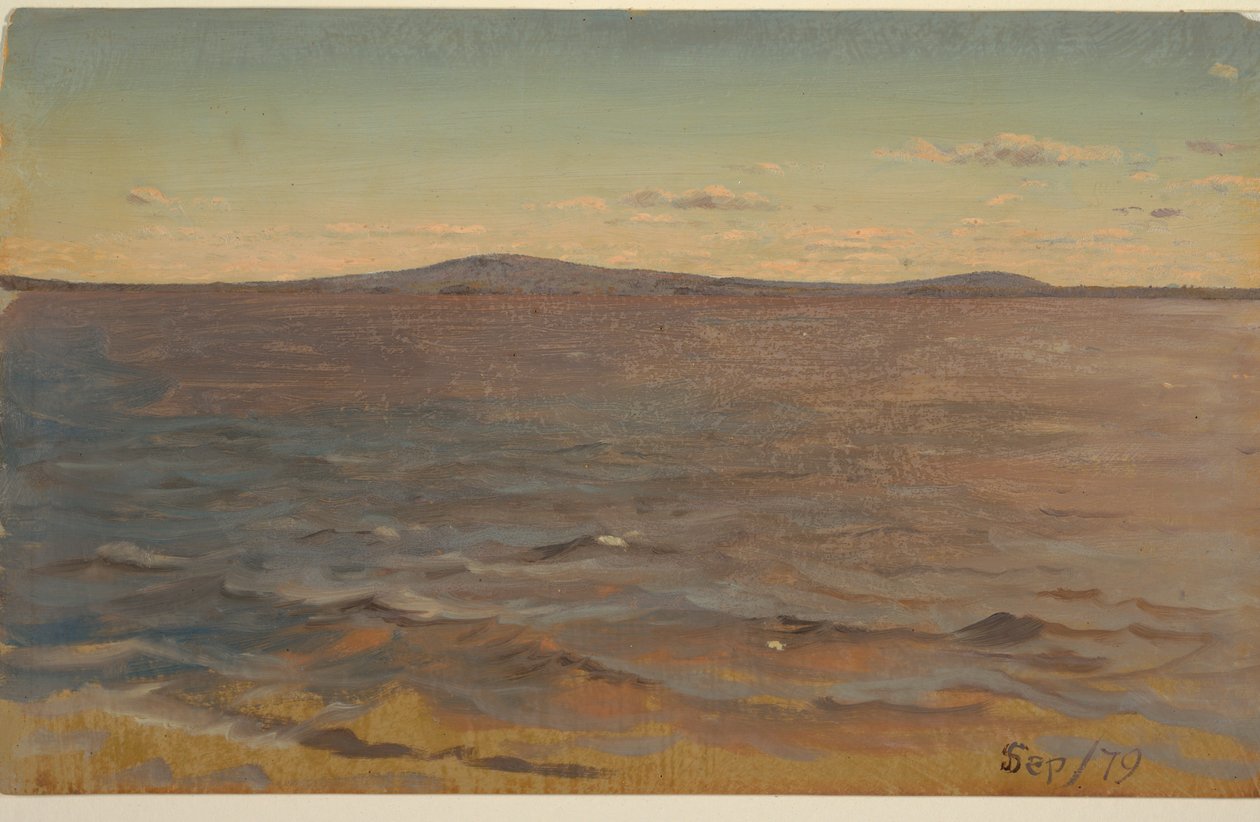 Maine Coast, Surf by Frederic Edwin Church
