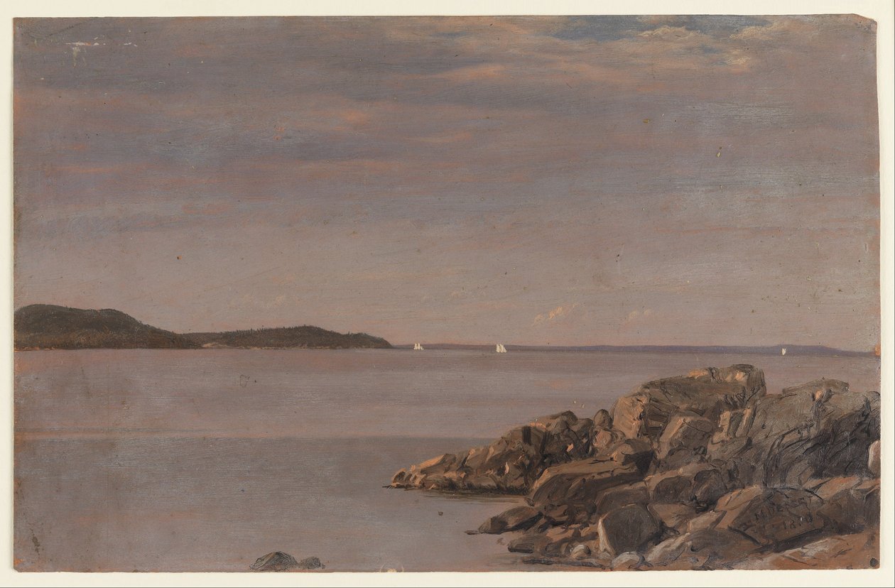 Mt. Desert Island, Maine Coast by Frederic Edwin Church