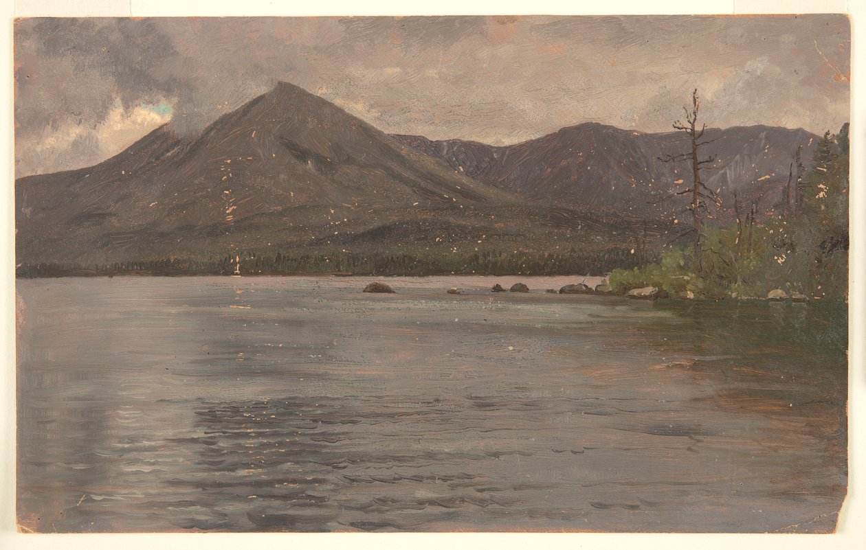 Mt. Katahdin, from Lake Katahdin by Frederic Edwin Church