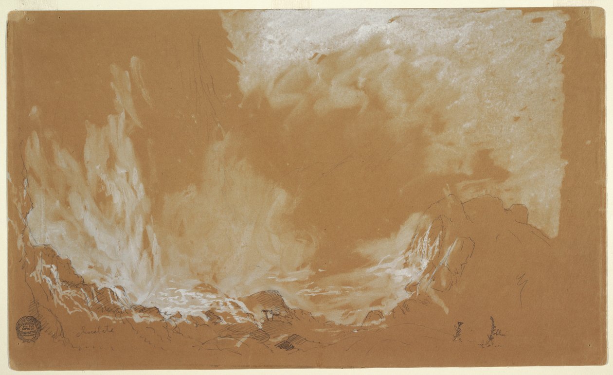Spray from the Falls, Niagara by Frederic Edwin Church