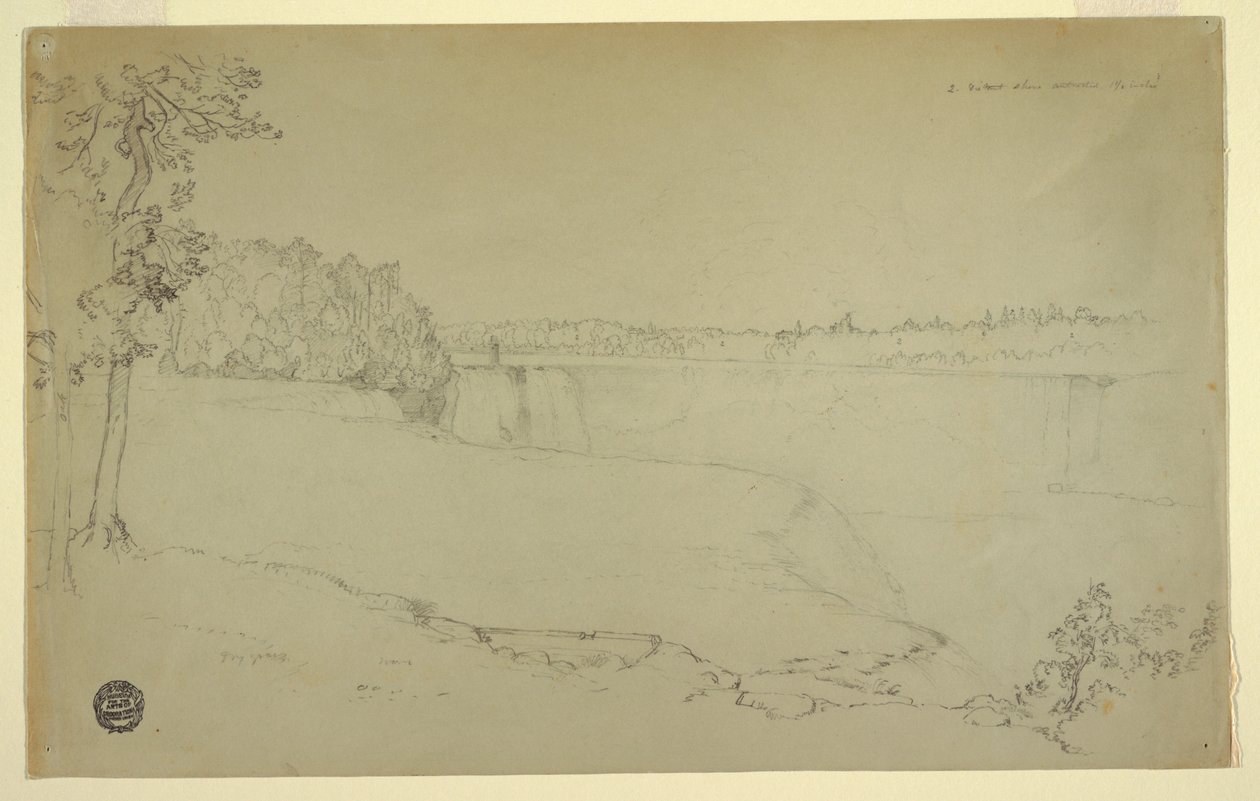 Studies. The Niagara Falls by Frederic Edwin Church