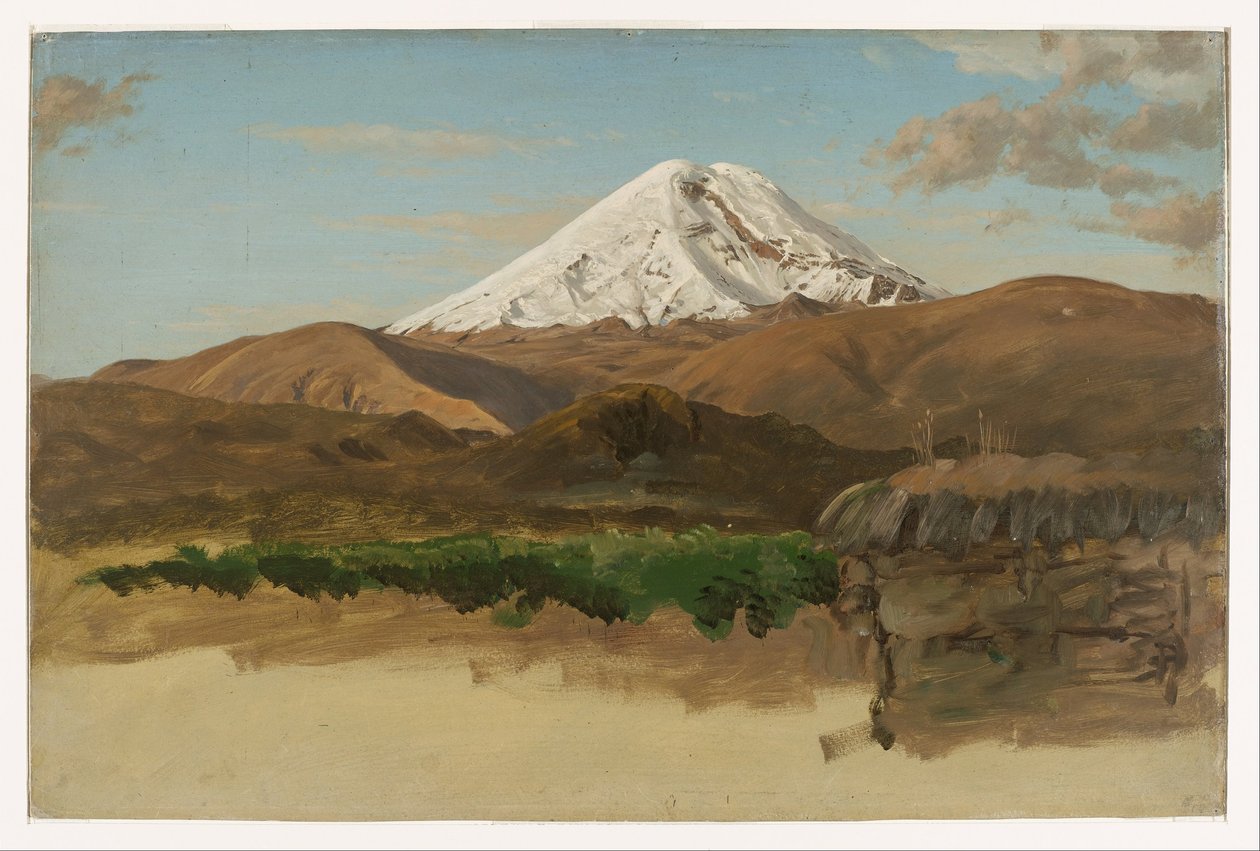 Study of Mount Chimborazo, Ecuador by Frederic Edwin Church