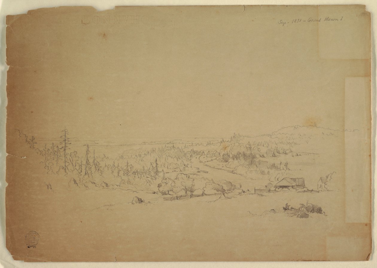 View from Grand Manan Island, Canada, to the Sea by Frederic Edwin Church