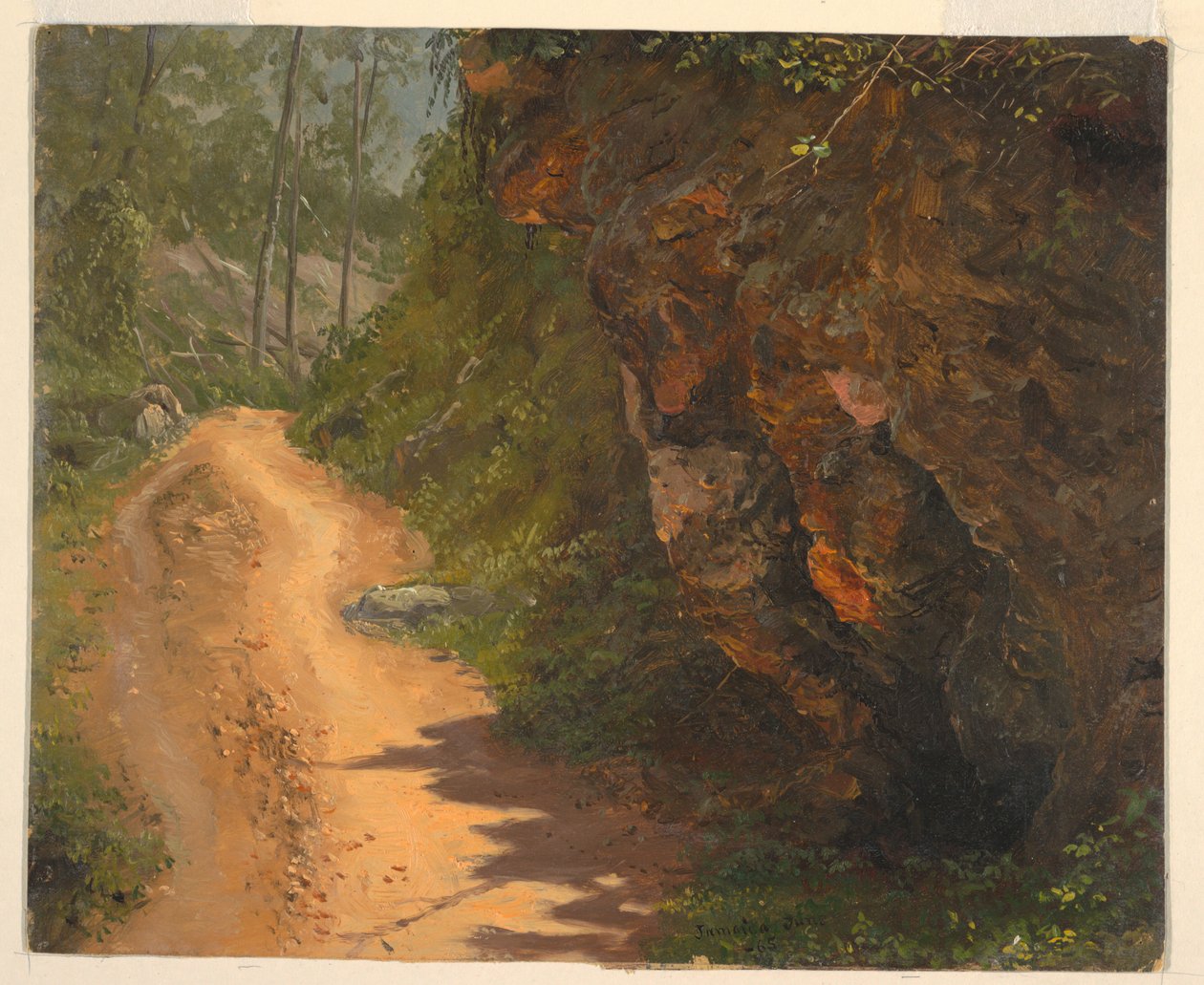 Woodland Path, Jamaica by Frederic Edwin Church