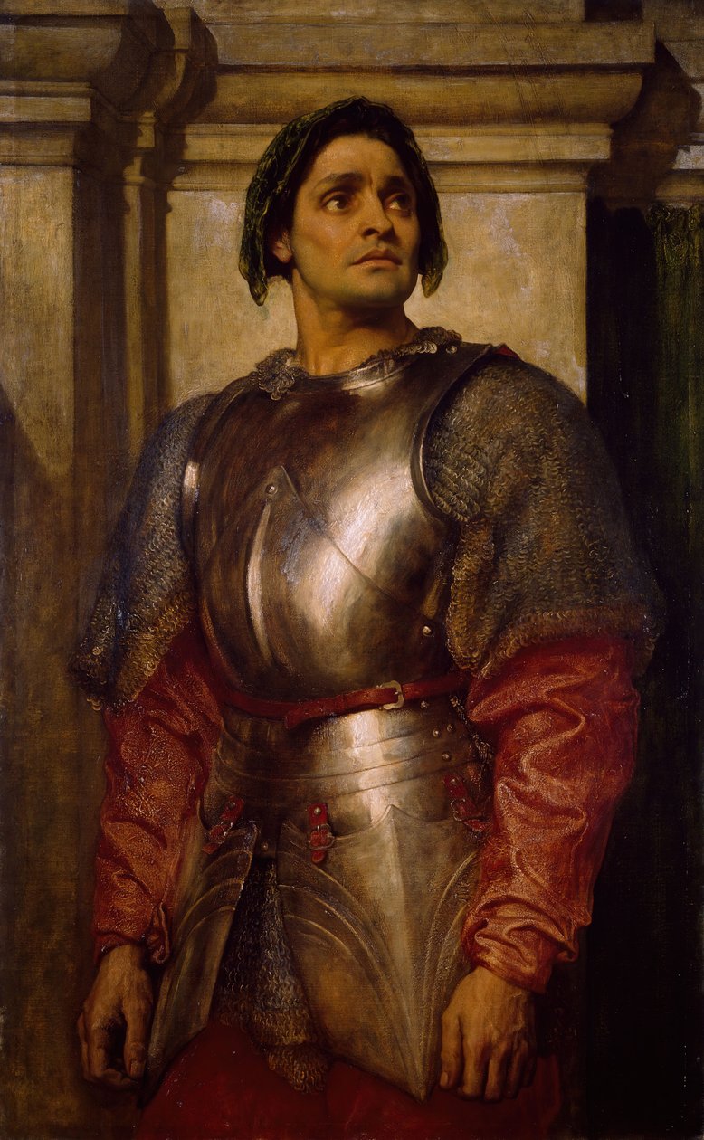 A Condottiere by Frederic Leighton: Premium art reproduction