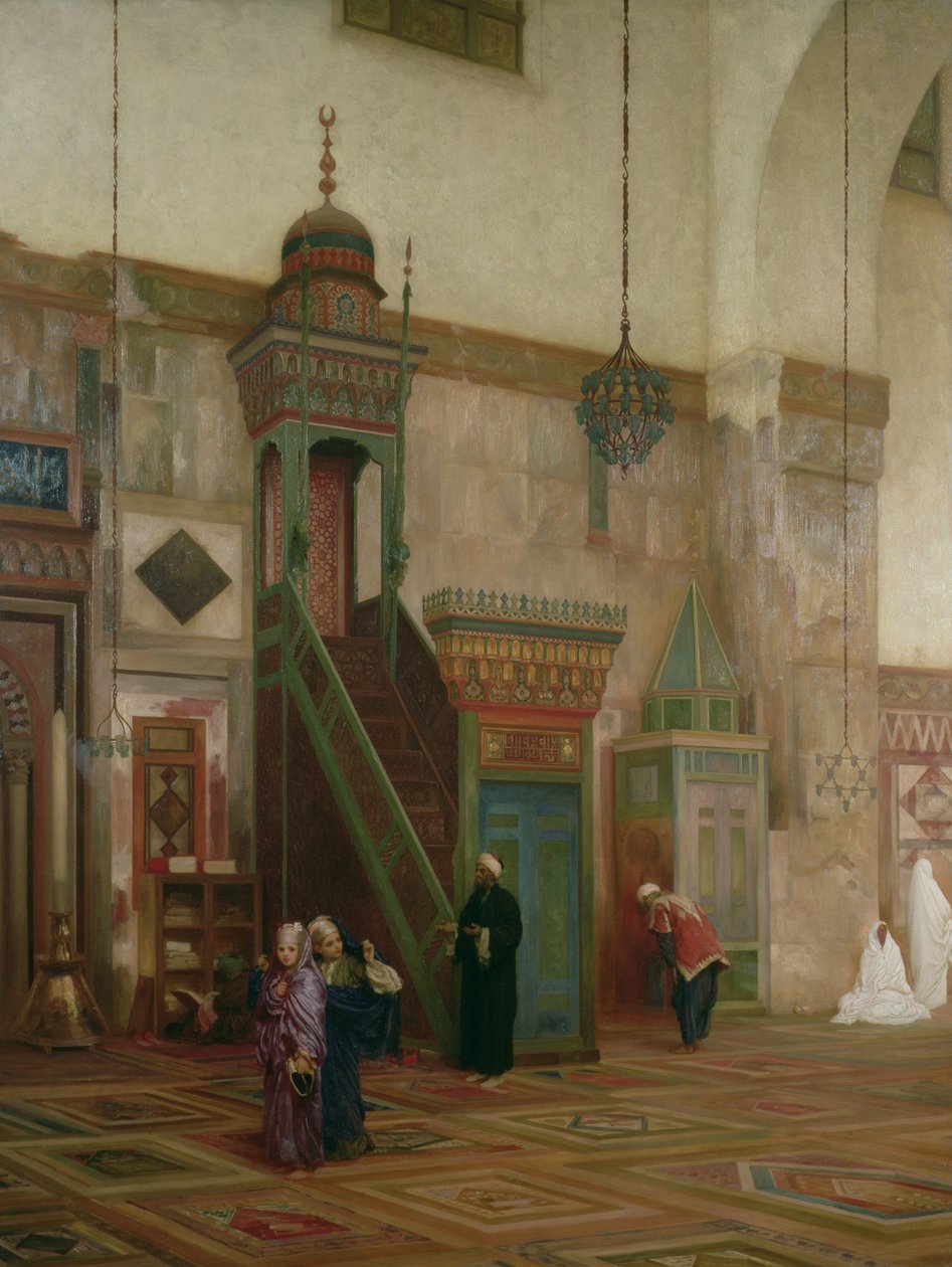 Grand Mosque, Damascus (detail) by Frederic Leighton