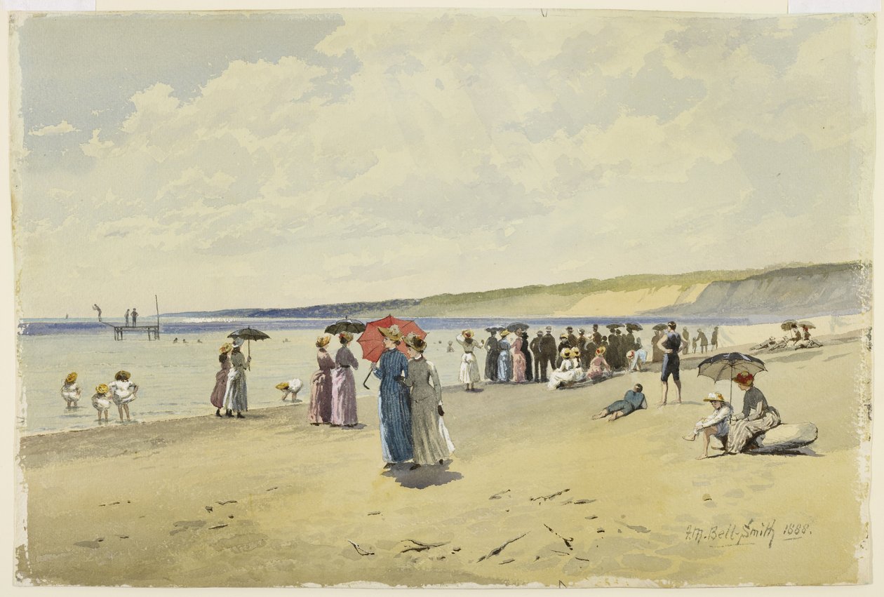 The Beach, 1888 by Frederic Marlett Bell Smith