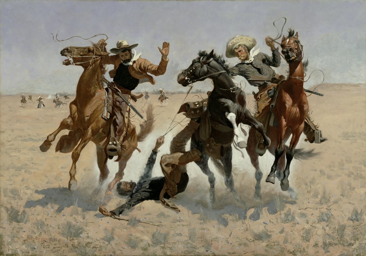 Aiding a Comrade (Past All Surgery) 1889-90 by Frederic Remington